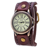 New Leather Band Vintage Watch for Men