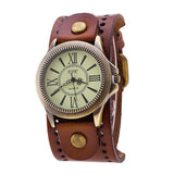 New Leather Band Vintage Watch for Men