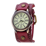 New Leather Band Vintage Watch for Men