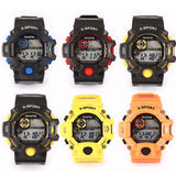 Childrens New Horloge Dames Sports Watches LED Military Silicone