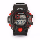 Childrens New Horloge Dames Sports Watches LED Military Silicone
