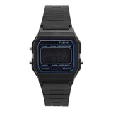 Men Girl LED Digital Round Rubber Quartz Sport Watch