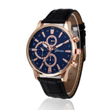 Man High Quality Clock Retro Design Leather Band Watch