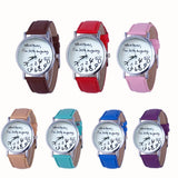 hot women leather watch