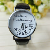hot women leather watch