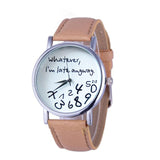 hot women leather watch