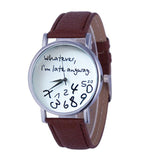 hot women leather watch