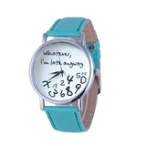 hot women leather watch