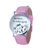 hot women leather watch