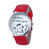 hot women leather watch