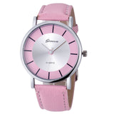 Fashion 2019 Geneva Women Fashion Retro Dial watches