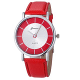 Fashion 2019 Geneva Women Fashion Retro Dial watches