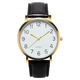 2019 Man Unisex Simple Business Fashion Leather Quartz Watch