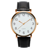 2019 Man Unisex Simple Business Fashion Leather Quartz Watch