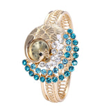Susenstone Women Round Full Diamond Bracelet