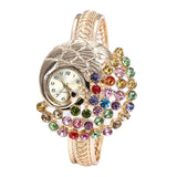 Susenstone Women Round Full Diamond Bracelet