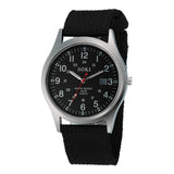 Hot Clock Military Army Men's Date Canvas Band Watch